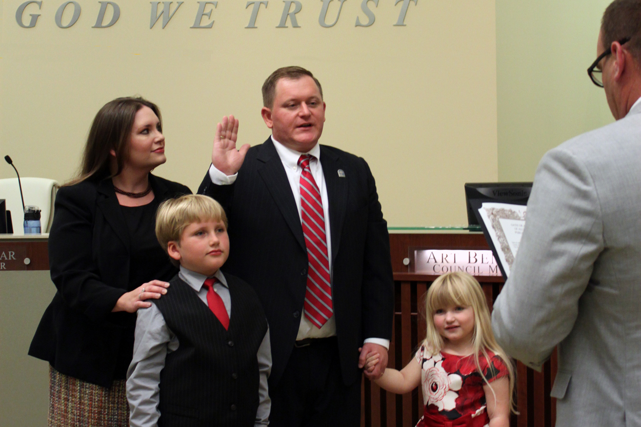 Brian Johsz Sworn In